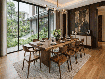 Ghế ăn gỗ óc chó Bắc Mỹ: Đẳng cấp trong từng đường nét